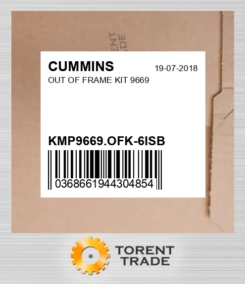 KMP9669.OFK-6ISB Комплект позарамкового ремонту 9669 CUMMINS NEW AFTERMARKET