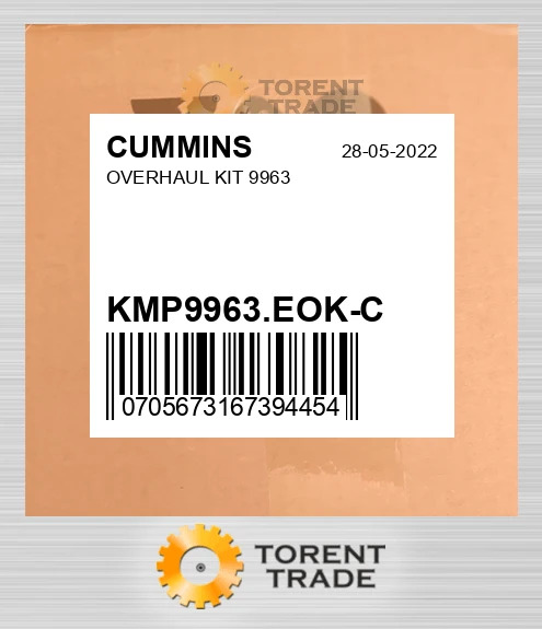 KMP9963.EOK-C Капітальний ремонтний комплект 9963 CUMMINS NEW AFTERMARKET