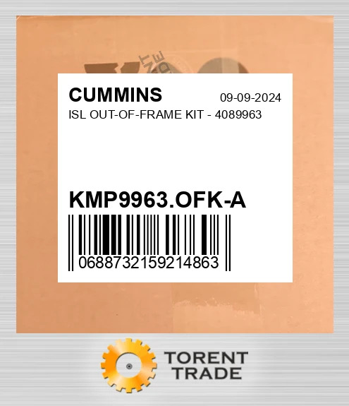KMP9963.OFK-A ISL Комплект позарамкового ремонту - 4089963 CUMMINS NEW AFTERMARKET