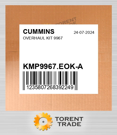 KMP9967.EOK-A Капітальний ремонтний комплект 9967 CUMMINS NEW AFTERMARKET