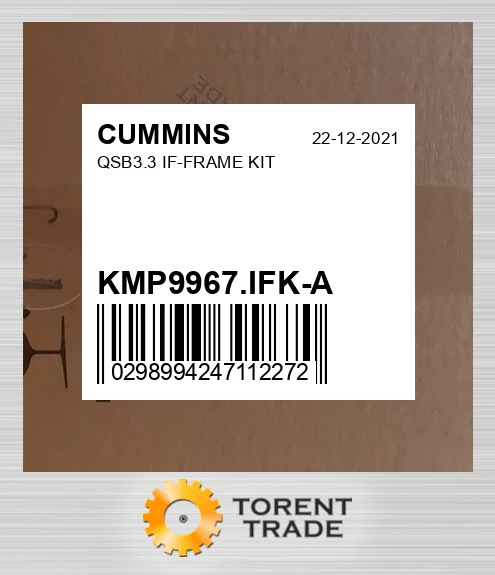KMP9967.IFK-A QSB3.3 IF-рама комплект CUMMINS NEW AFTERMARKET