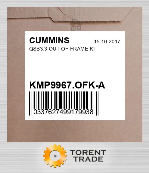 KMP9967.OFK-A QSB3.3 Комплект позарамкового ремонту CUMMINS NEW AFTERMARKET