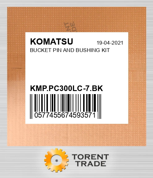 KMP.PC300LC-7.BK Ківш Палець AND Втулка комплект KOMATSU NEW AFTERMARKET