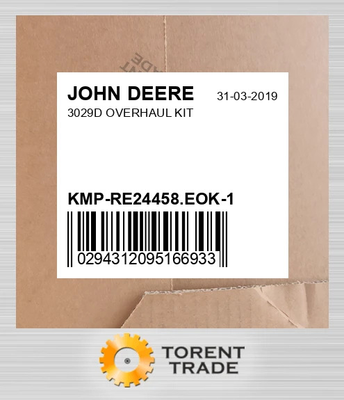 KMP-RE24458.EOK-1 3029D Капітальний ремонтний комплект JOHN DEERE NEW AFTERMARKET
