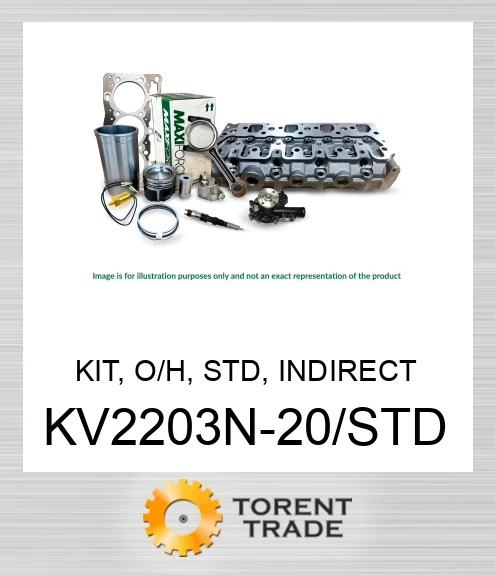 KV2203N-20/STD Комплект, капітальний ремонт, стандартний, непряме впорскування, V2203  MAXIFORCE