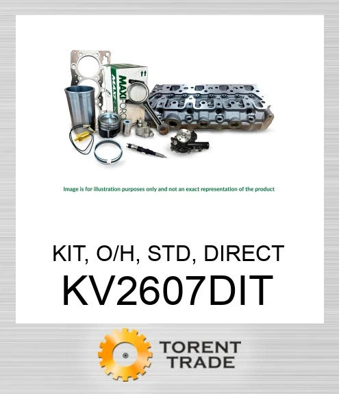 KV2607DIT Комплект, капітальний ремонт, стандартний, пряме впорскування, турбо, V2607 MAXIFORCE