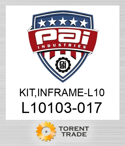 L10103-017 Комплект, inframe - l 10 PAI INDUSTRIES