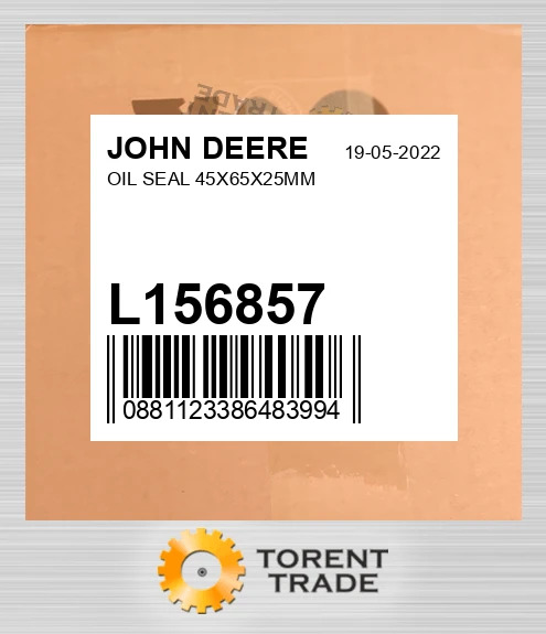 L156857 масляний Ущільнювач 45X65X25MM JOHN DEERE NEW AFTERMARKET