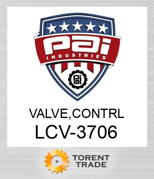 LCV-3706 Клапан, contrl PAI INDUSTRIES