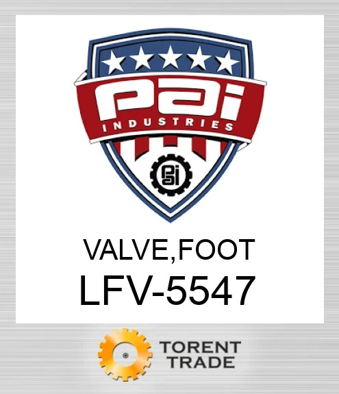 LFV-5547 Клапан, foot PAI INDUSTRIES