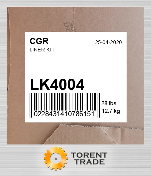 LK4004 КОМПЛЕКТ ВКЛАДИША CGR