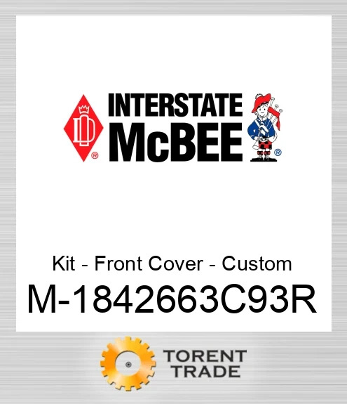1842663C93R Комплект - Front Кришка - Custom NEW AFTERMARKET INTERSTATE MCBEE