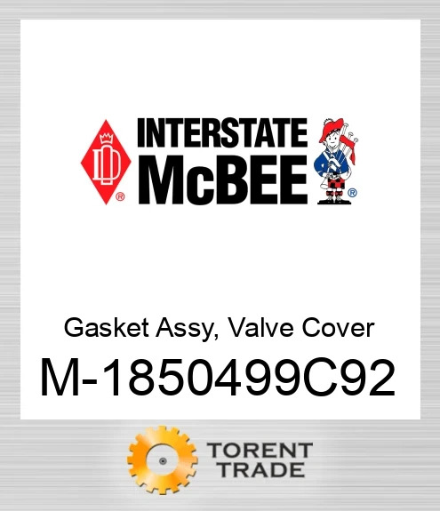 1850499C92 Комплект прокладок кришки клапанів NEW AFTERMARKET INTERSTATE MCBEE