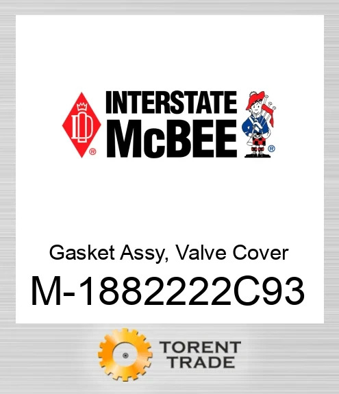 1882222C93 Комплект прокладок кришки клапанів NEW AFTERMARKET INTERSTATE MCBEE