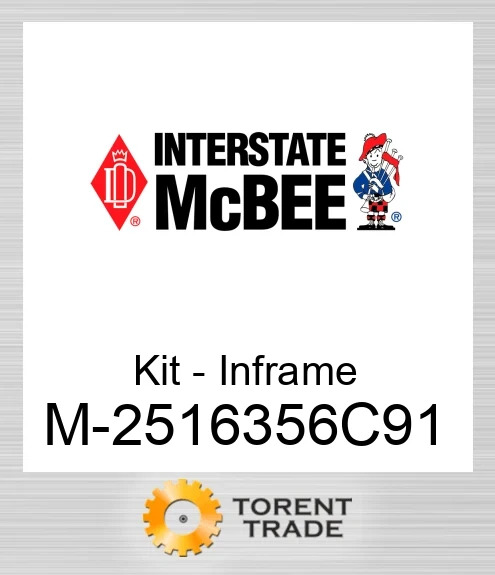 2516356C91 Комплект внутрішньорамного ремонту NEW AFTERMARKET INTERSTATE MCBEE