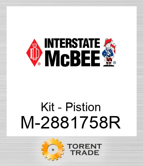 2881758R Поршень із пальцем та фіксаторами NEW AFTERMARKET INTERSTATE MCBEE