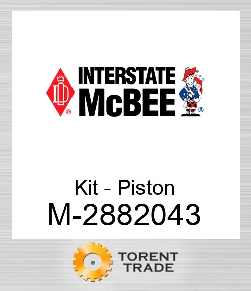 2882043 Комплект - Поршень NEW AFTERMARKET INTERSTATE MCBEE