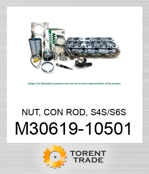 M30619-10501 Гайка, шатун, S4S/S6S  MAXIFORCE
