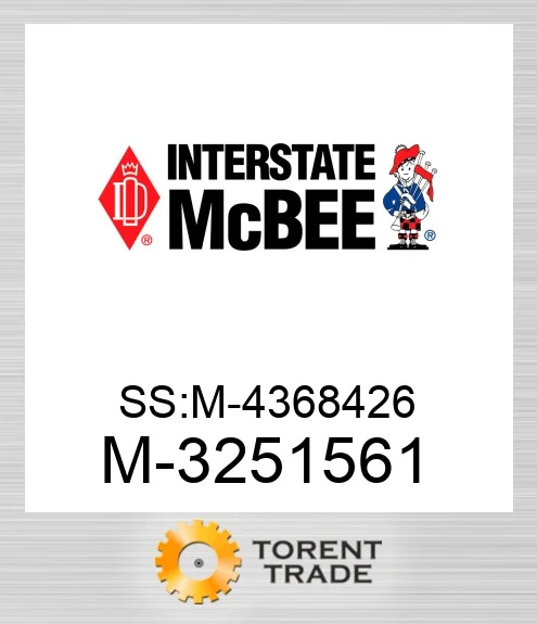 3251561 SS:M-4368426 NEW AFTERMARKET INTERSTATE MCBEE
