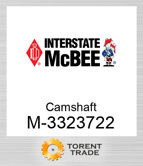 3323722 Розподільний вал NEW AFTERMARKET INTERSTATE MCBEE