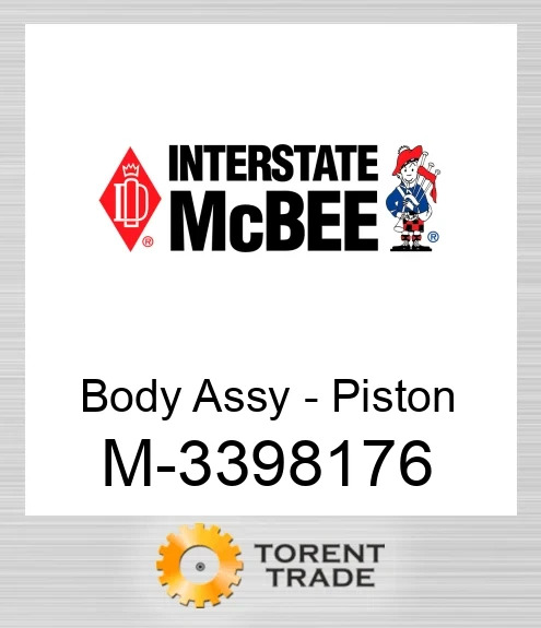 3398176 Корпус у зборі – поршень NEW AFTERMARKET INTERSTATE MCBEE