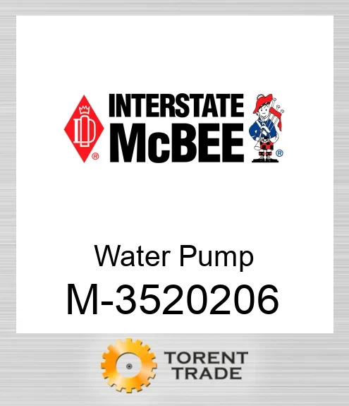 3520206 Водяний насос NEW AFTERMARKET INTERSTATE MCBEE
