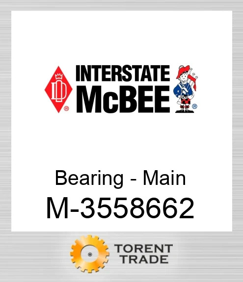 3558662 Підшипник - Основний NEW AFTERMARKET INTERSTATE MCBEE