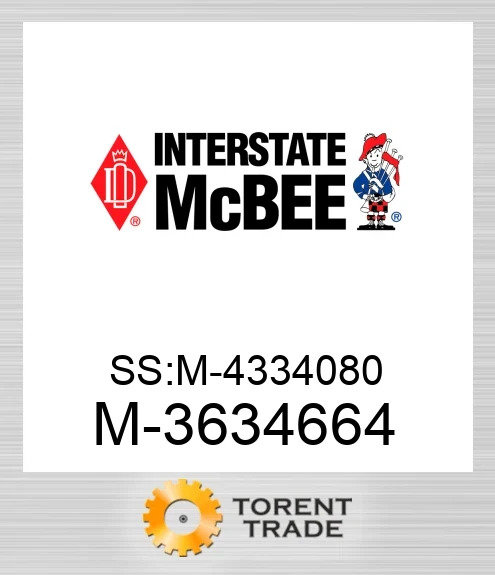3634664 SS:M-4334080 NEW AFTERMARKET INTERSTATE MCBEE