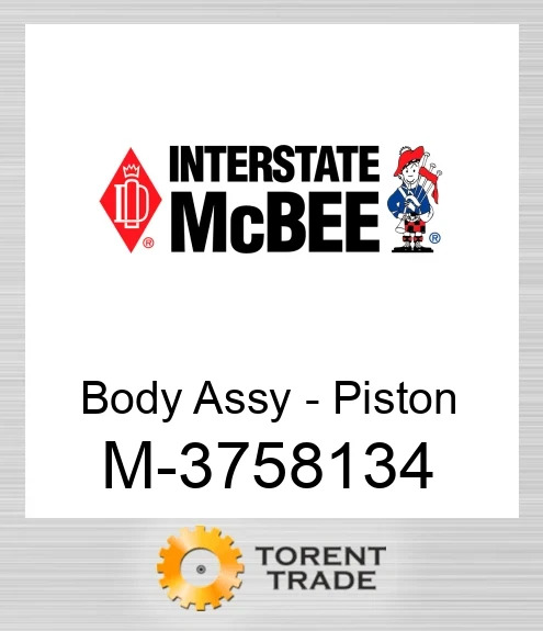 3758134 Корпус у зборі – поршень NEW AFTERMARKET INTERSTATE MCBEE