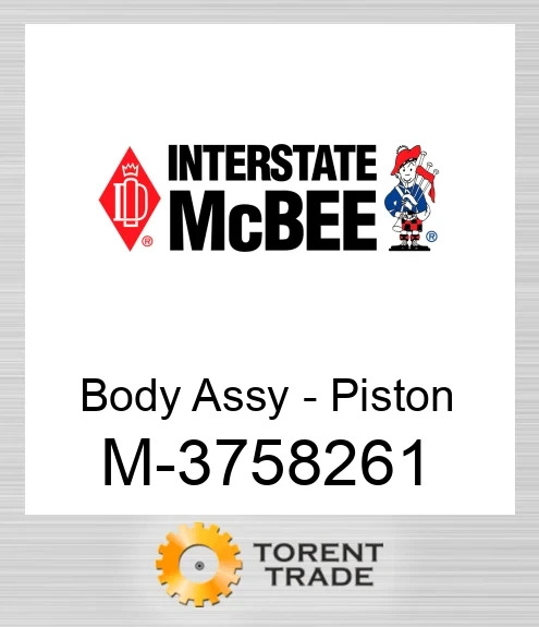 3758261 Корпус у зборі – поршень NEW AFTERMARKET INTERSTATE MCBEE