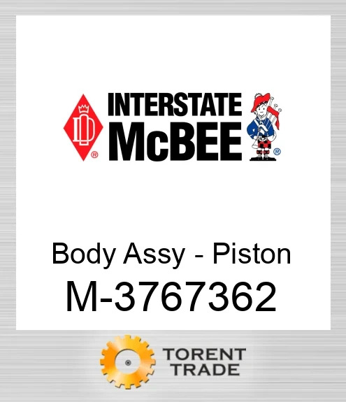 3767362 Корпус у зборі – поршень NEW AFTERMARKET INTERSTATE MCBEE