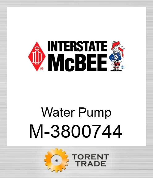 3800744 Водяний насос NEW AFTERMARKET INTERSTATE MCBEE