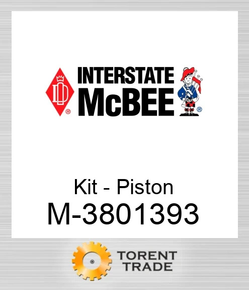 3801393 Комплект - Поршень NEW AFTERMARKET INTERSTATE MCBEE