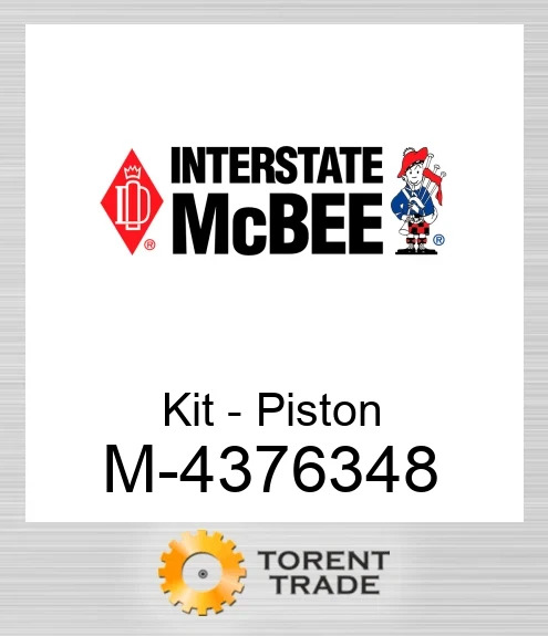 4376348 Комплект – поршень – 0,50 мм ремонтний розмір NEW AFTERMARKET INTERSTATE MCBEE