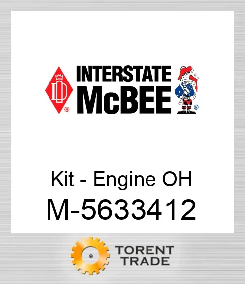 5633412 Комплект для капітального ремонту двигуна NEW AFTERMARKET INTERSTATE MCBEE