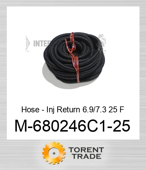 680246C1-25 Шланг – зворотній трубопровід форсунок 6.9/7.3 25F NEW AFTERMARKET INTERSTATE MCBEE