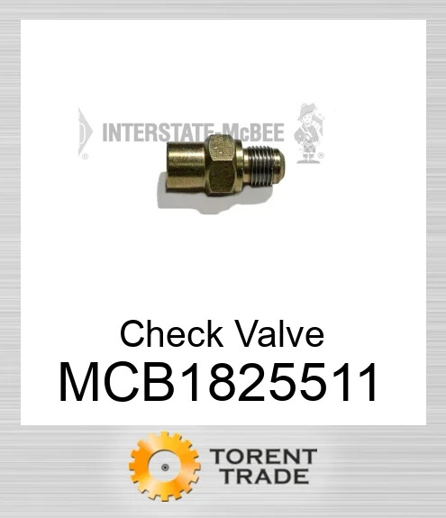MCB1825511 Check Клапан NEW AFTERMARKET INTERSTATE MCBEE