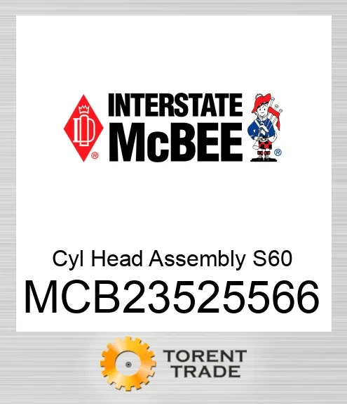 MCB23525566 Головка циліндра Assembly S60 NEW AFTERMARKET INTERSTATE MCBEE