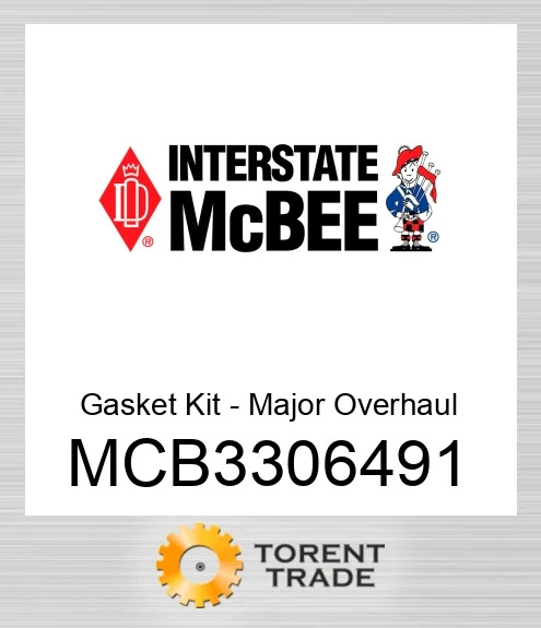 MCB3306491 Комплект прокладок – капітального ремонту NEW AFTERMARKET INTERSTATE MCBEE
