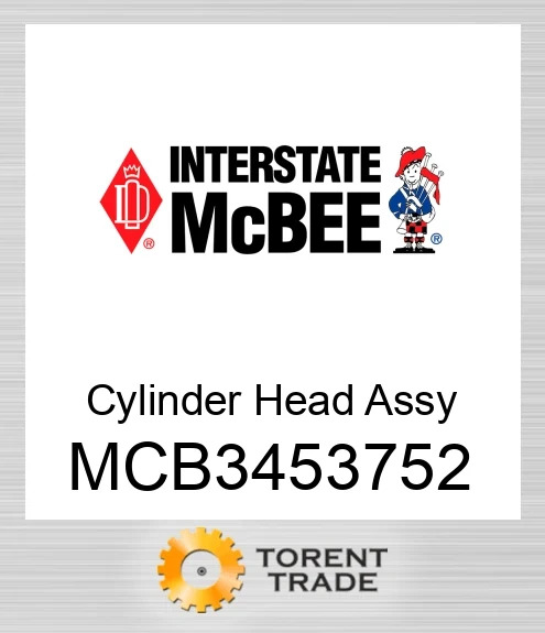 MCB3453752 Головка блока циліндрів у зборі NEW AFTERMARKET INTERSTATE MCBEE