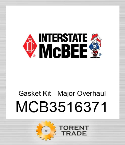 MCB3516371 Комплект прокладок – капітального ремонту NEW AFTERMARKET INTERSTATE MCBEE