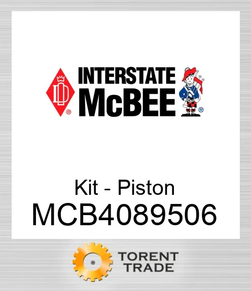 MCB4089506 Комплект - Поршень NEW AFTERMARKET INTERSTATE MCBEE