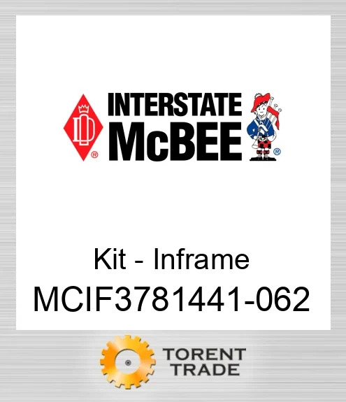 MCIF3781441-062 Комплект внутрішньорамного ремонту NEW AFTERMARKET INTERSTATE MCBEE