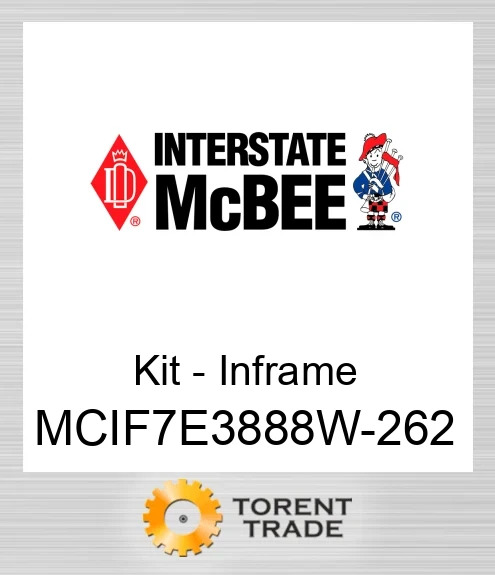 MCIF7E3888W-262 Комплект внутрішньорамного ремонту NEW AFTERMARKET INTERSTATE MCBEE