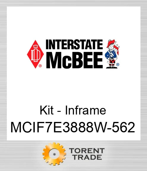 MCIF7E3888W-562 Комплект внутрішньорамного ремонту NEW AFTERMARKET INTERSTATE MCBEE