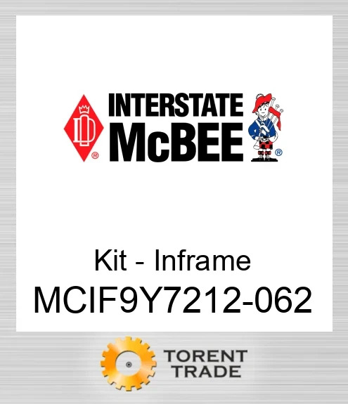 MCIF9Y7212-062 Комплект внутрішньорамного ремонту NEW AFTERMARKET INTERSTATE MCBEE