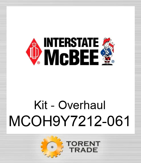 MCOH9Y7212-061 Комплект для капітального ремонту двигуна NEW AFTERMARKET INTERSTATE MCBEE