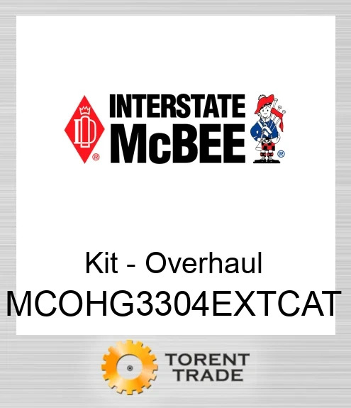 MCOHG3304EXTCAT Комплект для капітального ремонту двигуна NEW AFTERMARKET INTERSTATE MCBEE