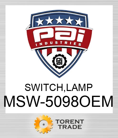 MSW-5098OEM Switch, lamp PAI INDUSTRIES