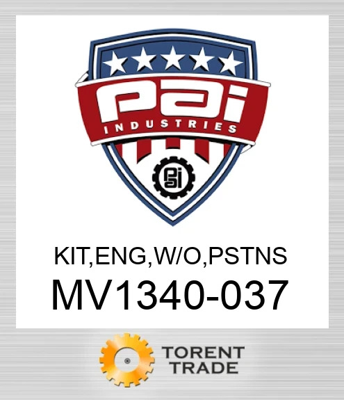 MV1340-037 Комплект, двигун , безпоршнів PAI INDUSTRIES